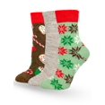 thumbnail image 5 of Fuzzy Babba Women's Holiday Mug Cozy Socks, 3-Pack, Size 4-10, 5 of 6