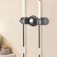 thumbnail image 3 of Qocolhg Broom Holder Mop Hanger Wall Mount Broom & Mop Grippers Organization Garage Storage System Damage Free Garden Kitchen Tool Organizer,Household Cleaning Organizer for Organization and Storage, 3 of 5