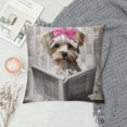 Erapdaur Cute Dog Square Pillow Cover Case for Cushions Sofa Bed