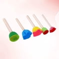 thumbnail image 5 of 5 uds esponja para pintar estampador en forma de flor esponja de espuma cepillo herramientas de pintura para pintar dibujo DIY manualidades sello, 5 of 5