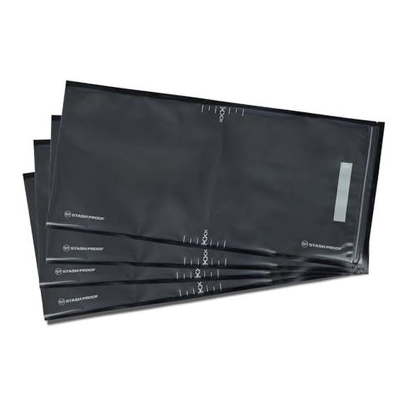 Resealable Zipper Vacuum Seal Bags 11" x 24" (50 Count) 5.5 Mil (Black and Clear) - BPA Free Commerical Grade Food Saver for Storage, Sous Vide, and Meal Prep Sealer Bag