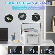 Boombox CD Player with Speakers, Portable Radio Tape Cassette, 3rd Edition