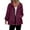 Wine, variant on VEKDONE Womens Rain Hoodie Jackets Lightweight Waterproof Hooded Windbreaker Full Zip Up Windproof Raincoats Outdoor Trench Coat with Pockets
