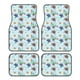 thumbnail image 1 of Fotbe Turtle Juego de 4 Tapetes para Auto con Estampado – Alfombrillas de Goma Reforzada, Diseño Antideslizante, Protección para Todo el Año – Vehículos, Autos, Camionetas y SUVs, 1 of 7