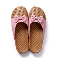 thumbnail image 1 of Mialoley Women Men Anti-Slip Linen Slippers Rattan Grass Couple Beach Sandals, 1 of 1