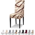 thumbnail image 1 of GHSDFBB Dining Chair Covers Set of 6 Stretch Chair Covers for Dining Room Washable Removable Dining Chair Protector Decoration Chair Slipcover for Kitchen Dining Room,Nest, 1 of 6