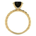 thumbnail image 4 of Solitaire Engagement Ring for Women - 2ct Natural Onyx in 14K Yellow Gold Promise Ring, 4 of 6