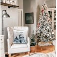 thumbnail image 5 of Christmas Cushion Covers Xmas Christmas Decorations Stag Navy Blue White Throw Pillow Cover 18x18 Inch Set of 4 Christmas Decor 45x45cm, 5 of 5
