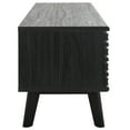 thumbnail image 6 of SAFAVIEH Esma Farmhouse 2 Shelf Rectangle Media Stand, Black (58.7 in. W x 15.2 in. D x 18.6 in. H), 6 of 15