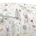 thumbnail image 3 of Woodsy Pouf Cover with Zipper, Hand Drawn Sketches of Various Items, Soft Decorative Fabric Unstuffed Case, 30" W X 17.3" L, White Multicolor, by Ambesonne, 3 of 5