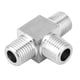 thumbnail image 2 of Conector De Tubería De 3 Vías, Conector De Tubería, Conector De Montaje De Tubería BSPT De 3 Vías Para Cable Antideslizante Transmisión De Alta Dureza De Agua, Gas, Aceite,, 2 of 8