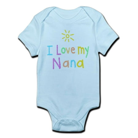 I Love My Nana Infant Bodysuit - Baby Light