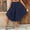 Navy, variant on IUYRTFE Women's Plus Size High Waist Wide Leg Culotte Pants with Pockets Loose Fit Flowy Midi Trousers