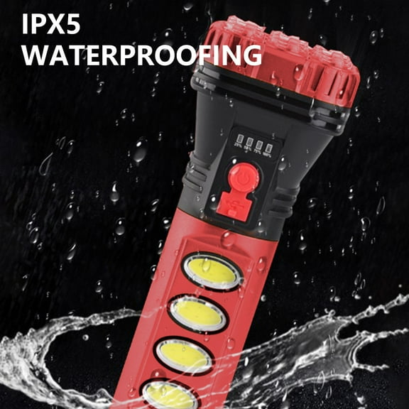 TaTaai 3Pcs Rechargeable High Lumen Flashlights, Bright Flashlight, High-Efficiency USB Charging LED Outdoor Emergency