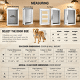 Large Dog Door For Metal With Locking Panel - Walmart.com