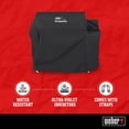 thumbnail image 3 of Weber SmokeFire Cover for SmokeFire EX6/EPX6/ELX6 Wood Pellet Grill, Black, 3 of 7