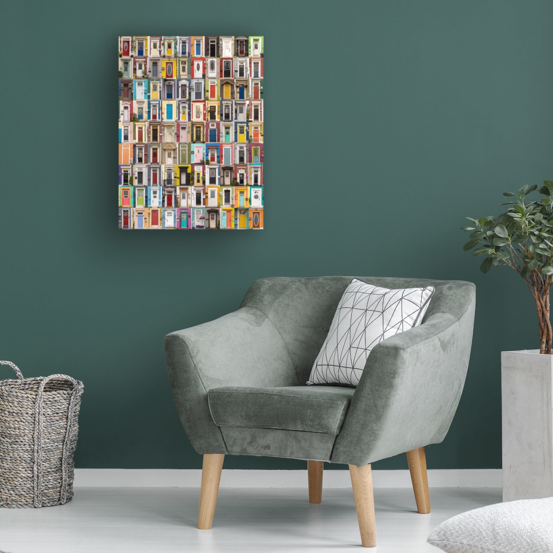 Trademark Fine Art TonyXu   Jellybean Doors Canvas Wall Art
