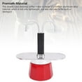 thumbnail image 4 of 2 tasses à café, facile à nettoyer en aluminium rouge 100 ml de café à double tube pour voyager pour voyager, 4 of 7