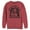 Red, variant on Men's Star Trek Spock Always Shall Be Valentine  Sweatshirt Athletic Heather Small