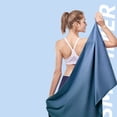thumbnail image 2 of MONOBIN Microfiber Travel Towel Fast Drying Lightweight - Quick Dry Towel for Camping, Beach, Gym, Backpacking, Hiking, & Sport- 2 Size Pack of, 2 of 4