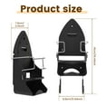 thumbnail image 2 of Iron Board Hanger Wall Mounted Ironing Board Organizer Space Saving Iron Board Holder Easy to Install Iron Board Rack Heat Resistant Electric Iron Holder for Home Bathroom, 2 of 10