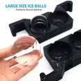 thumbnail image 3 of Crystal Clear Ice Ball Maker Silicone Ice Mold Tray Ice Cube Maker Tra, 3 of 4