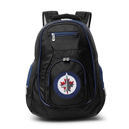 NHL Winnipeg Jets Premium Laptop Backpack with Colored Trim