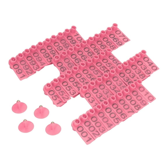 YIEMEEN 100pack Livestock Cattle Pig Earcon Flexible Earcon Livestock Management Tool