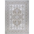 thumbnail image 2 of Couristan 2' x 7.5' Geometric Floral Damask Indoor Outdoor Area Throw Rug Runner, 2 of 4