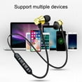 thumbnail image 4 of Gwong Electrónica Auricular de banda de cuello XT11 Auriculares de adsorción magnética en el oído Auriculares compatibles con Bluetooth inalámbrico con micrófono para juegos, 4 of 6