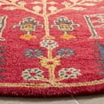 thumbnail image 5 of SAFAVIEH Heritage Kynaston Floral Wool Area Rug, Red/Multi, 8' x 8' Square, 5 of 7