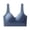 Blue, variant on Stamzod Bras for Women No Underwire Seamless Bra Comfortable Wireless Everyday Bras Plus Size Push Up Bra