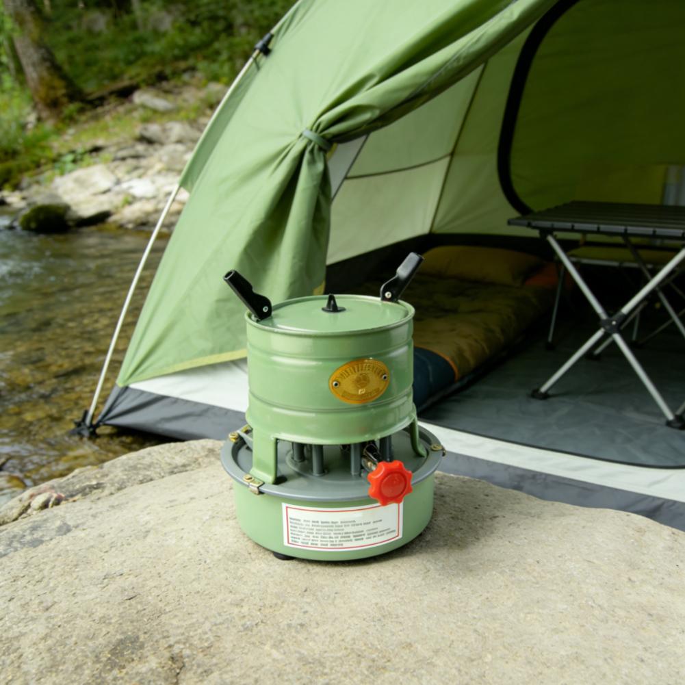 Versatile Portable Kerosene Stove  Compatible with Diesel & Alcohol for Camping, Picnics, and Home Heating  Efficient Cooker for Cooking & Boiling