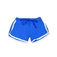 thumbnail image 2 of Women Fast Drying Drawstring Shorts Casual Color Block Elastic Waist Short Pants, 2 of 2