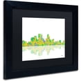 thumbnail image 2 of Trademark Fine Art "Minneapolis Minnesota Skyline" Canvas Art by Marlene Watson Black Matte, Black Frame, 2 of 4