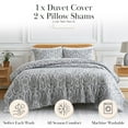 thumbnail image 2 of Boho Paisley Printed Duvet Cover Set by SouthShore Fine Linens, 2 of 9
