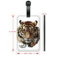 thumbnail image 2 of Wild Life Tiger - Luggage ID Tags / Suitcase Identification Cards - Set of 2, 2 of 5