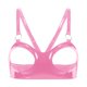 thumbnail image 1 of Womens Sexy Open Cups Bra Tops Wet Look Patent Leather Adjustable Straps Exposed Nipples Brassiere Lingerie Underwear NightwearD Gong Bohan LED, 1 of 2