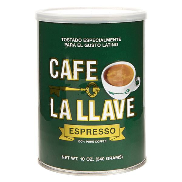 (6 Pack) Café La Llave Espresso Coffee, Dark Roast, 10 Ounce Can