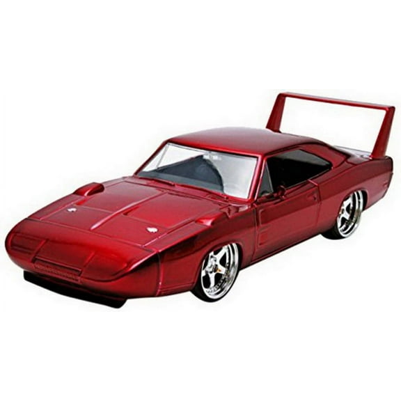 Jada 97060 1969 Dodge Charger Daytona Red Fast & Furious 7 Movie 1-24 Diecast Model Car