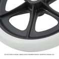 thumbnail image 4 of Ruedas delanteras de Silla de Ruedas, Ruedas para Sillas de Ruedas con Discapacidad Sin Deslizamiento Sin Deslizamiento, Goma Que Ahorran Mano de Obra para Vehículos, 4 of 7