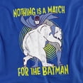thumbnail image 2 of Batman Bear Wrastling Women's T Shirt, Royal, Large, 2 of 6