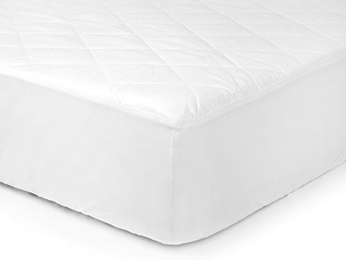 EXTRA DEEP QUILTED MATTRESS PROTECTOR 25CM COTTON FITTED SKIRT COLOINS 