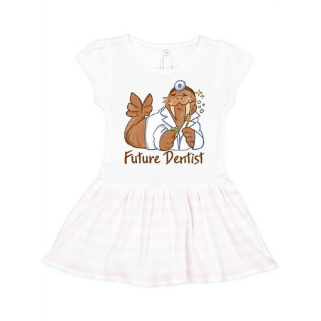 

Inktastic Future Dentist Walrus Gift Toddler Girl Dress
