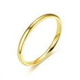 thumbnail image 1 of Temperamento, moda, tendencia, anillo de acero de titanio de nicho, anillo de color liso para mujer, anillo de pareja moderno, simple y brillante, joyería, 1 of 6