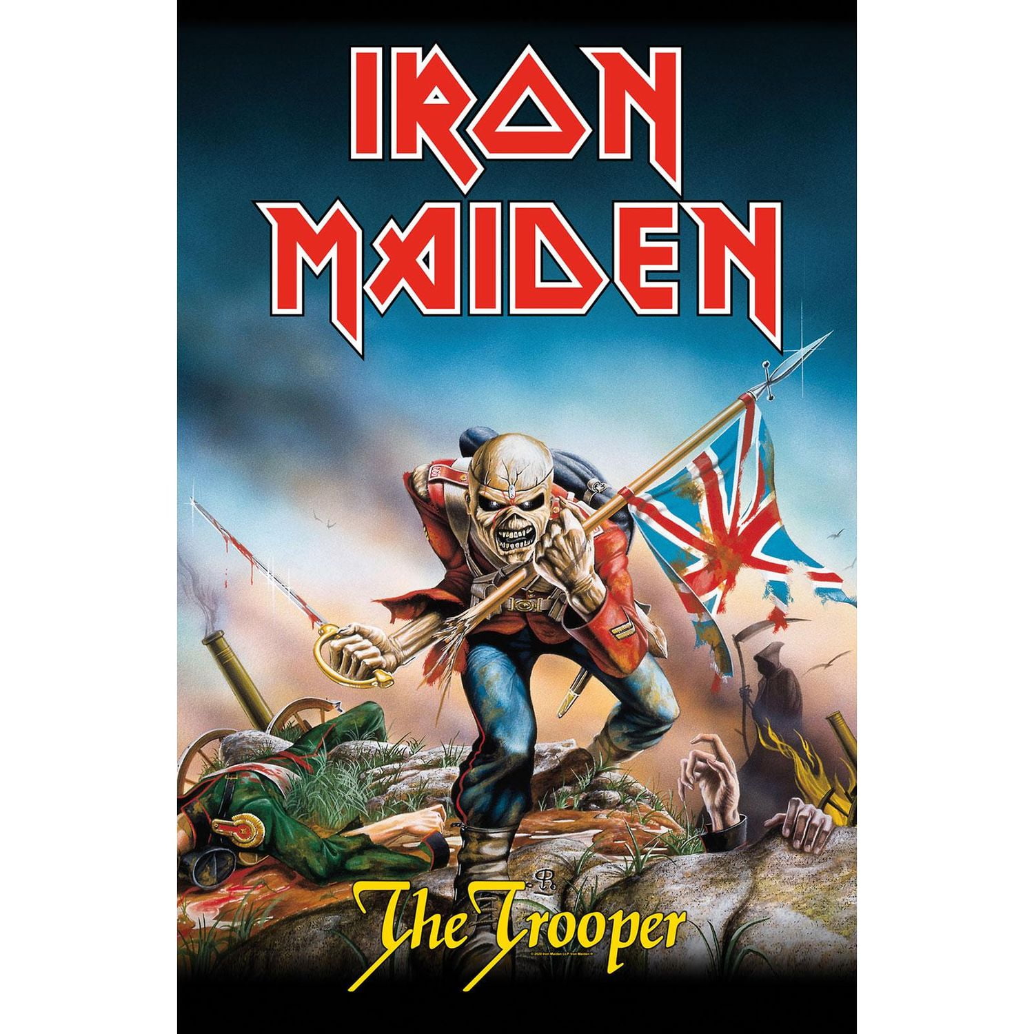 Iron Maiden The Trooper Polyester Poster - Walmart.ca