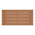 thumbnail image 3 of WestinTrends Malibu Outdoor Coffee Table, 35" x 17.5" All Weather Poly Lumber Patio Adirondack Coffee Table for Garden Lawn Porch Balcony, Teak, 3 of 15