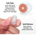 thumbnail image 2 of Revolucione la seguridad de los muebles, el protector de piso para patas de silla minimiza los rayones, las almohadillas de silicona para mesa brindan una experiencia de deslizamiento perfecta, 2 of 5