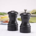 thumbnail image 4 of Chef Specialties 4" Capstan Pepper Mill and Salt Shaker Set, Ebony, 4 of 4