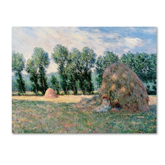 Monet 'Haystacks' Canvas Art